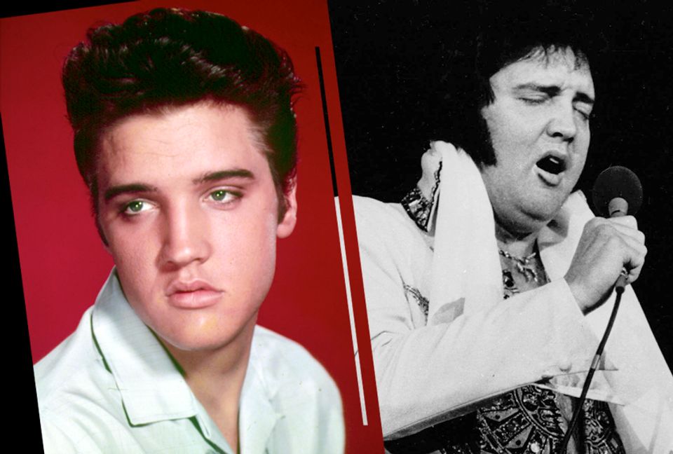 Elvis in his prime was America. Now America is Elvis in decline