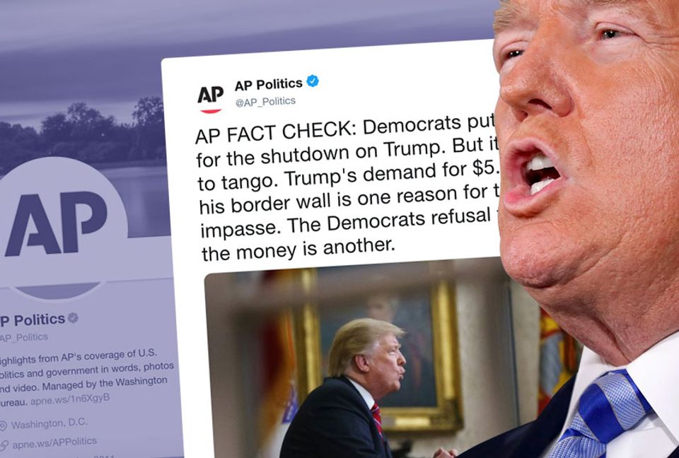 AP's "two Sides" Fact-check Of Trump's Shutdown Speech Panned By ...