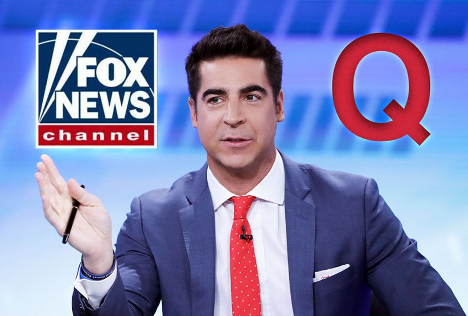 Fox News host Jesse Watters retracts comments praising QAnon for