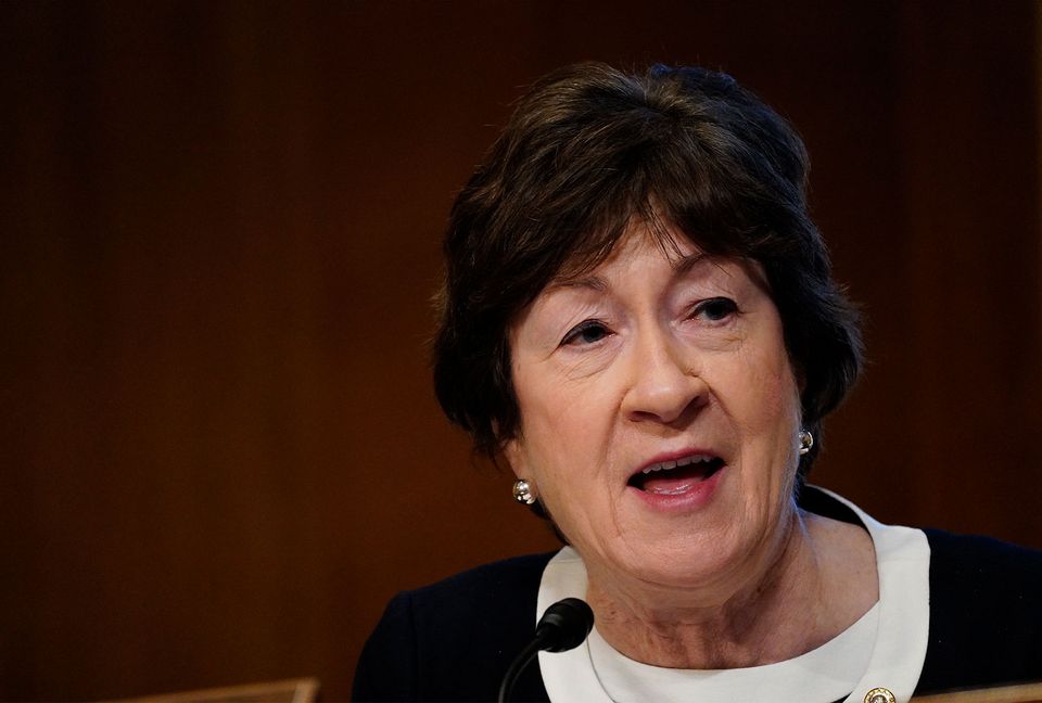 Susan Collins Breaks With GOP, Becomes First Senate Republican To ...