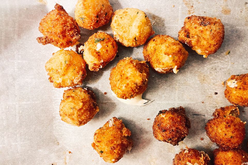 It's almost too easy to make hot, cheesy, crunchy mozzarella balls