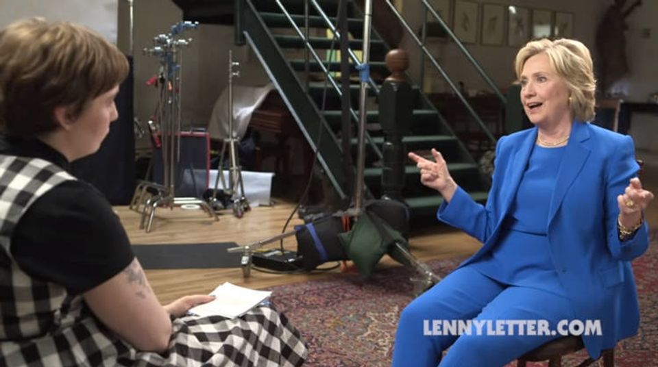 Hillary Clinton Opens Up To Lena Dunham Im A Feminist And I Say It Whenever Im Asked 8907