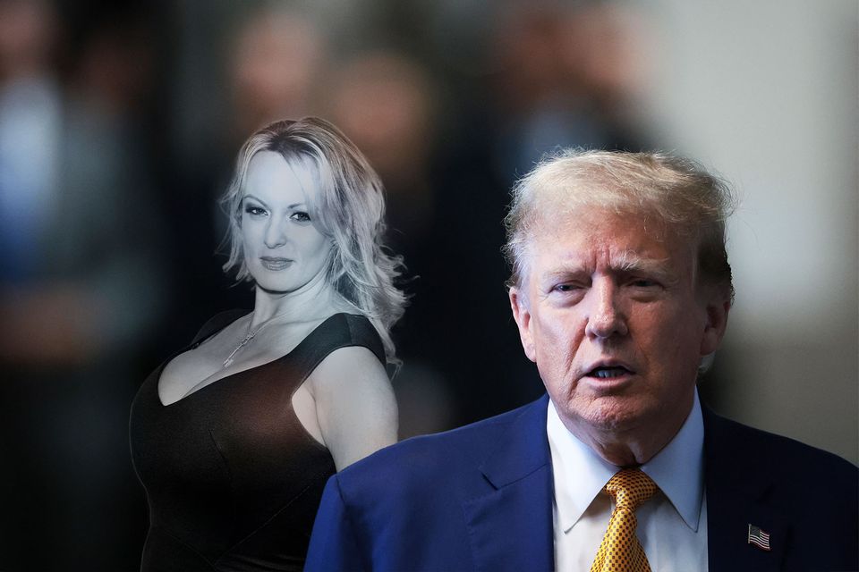 Donald Trump and Stormy Daniels