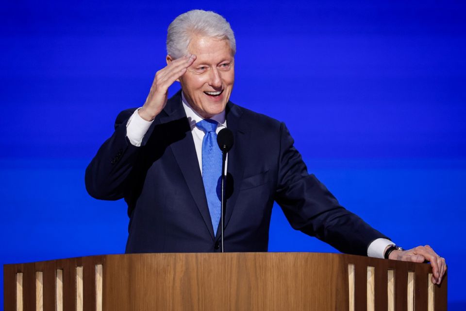 Bill Clinton dubs Kamala Harris the "president of joy" at DNC